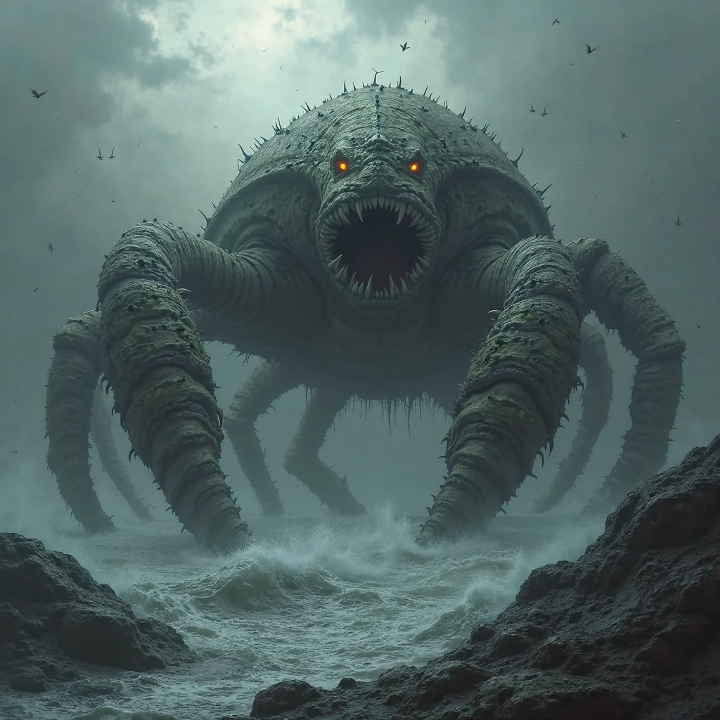 A monstrous strange animal