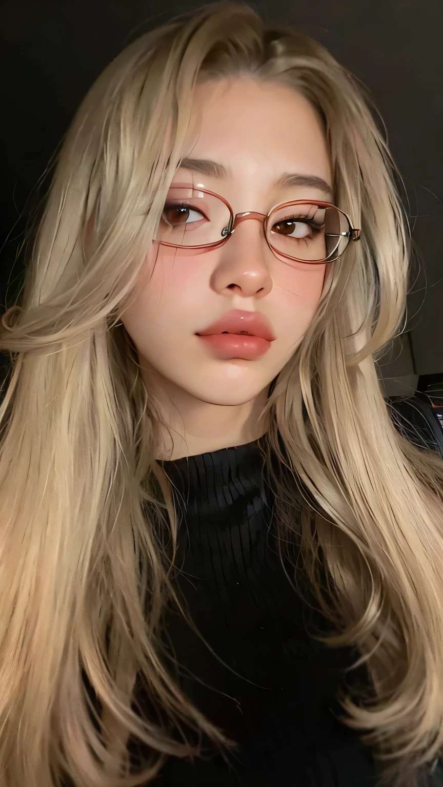 a drawing of a woman With glasses and a black top, oc commission, With glasses, in bowater art style, Inspired by Harumi Hironaka, high quality colored sketch, highly detailed exquisite fanart, urban girl fanart, fully dressed. sexy painting, High quality fanart, a hyperrealist , hyperrealist , realist 