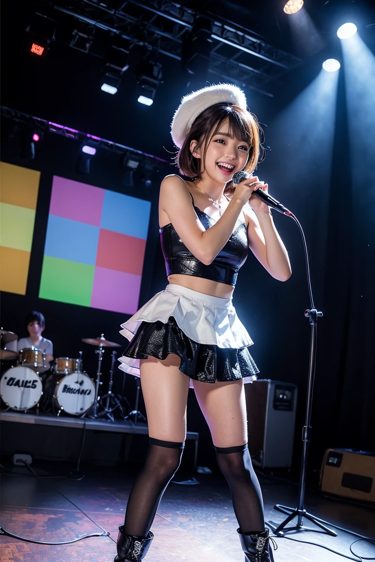 Alafe in maid costume on stage with dancers, cat boy cosplay! Maid! Dress, Rin, Rei Hiroe, The Idolmaster, Fubuki, Juri Misaki, Makoto, Maid Cafe, Yuichiro Fukaya, Yuki Morita, Kaoru Mori, Seiko, Handsome Man, White Skin