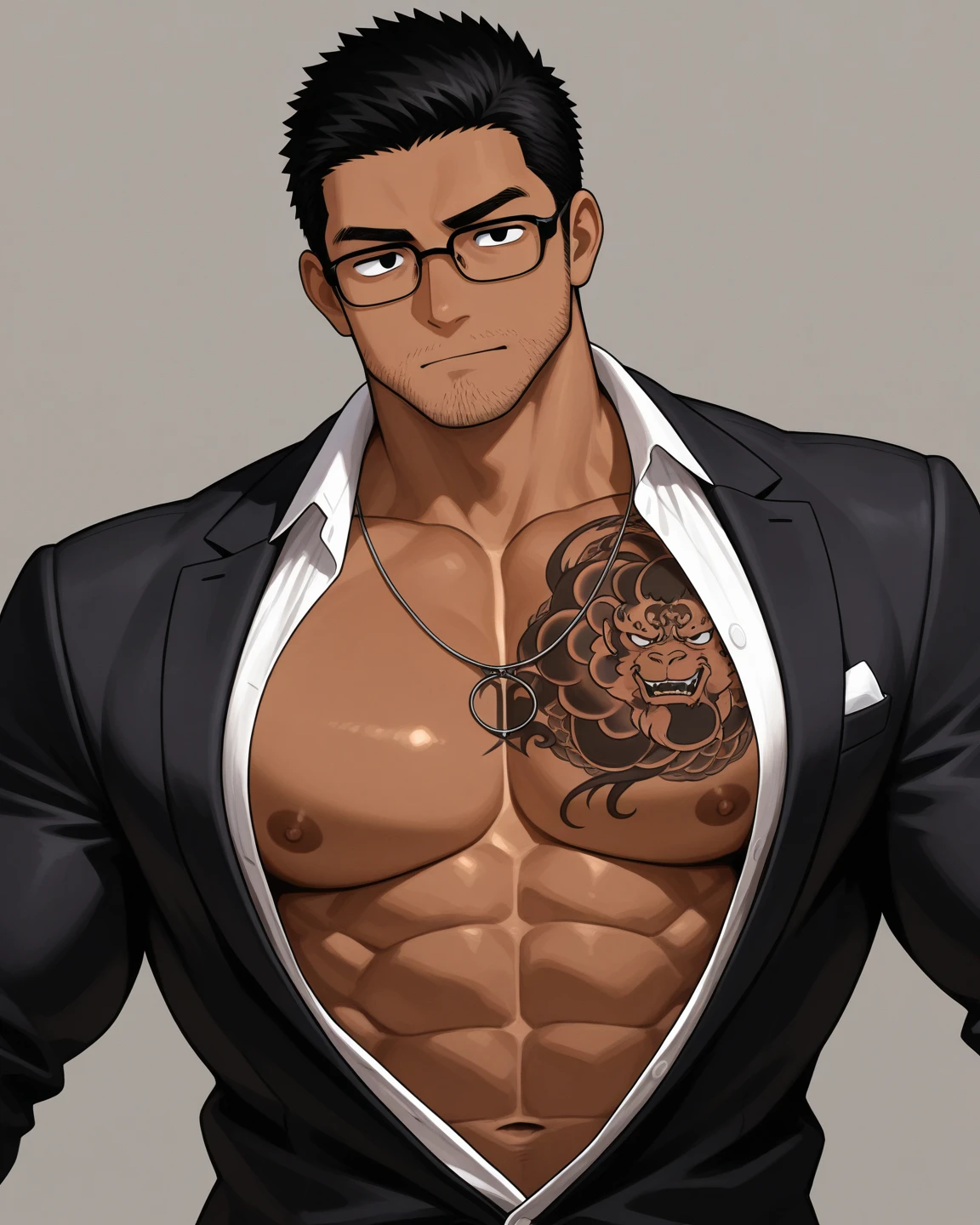 45 yers old，Hidetoshi Nakata ，（Kogoro Mouri 1.3），浴室，A man kneeling，leg wide open，Crotch contour，wearing an sexy underwear，with mustache，tmasterpiece，k hd，the feet，Place your hands behind your back，semi transparent，black long socks，The barefoot，Thick chest hair，dark-skin，green color，scowling
