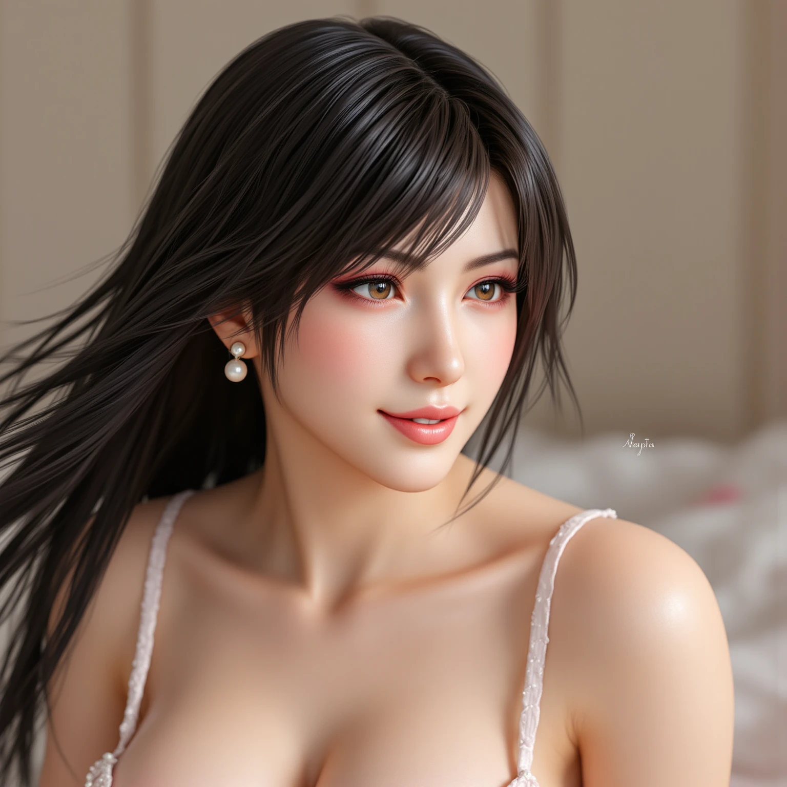 Mai Shiranui, (melhor qualidade,ultra-detalhado),(Realista:1.37), rosto bonito e detalhado, Textura ultrarrealista, rosto delicado, athletic body, cores vivas. High definition, 8k