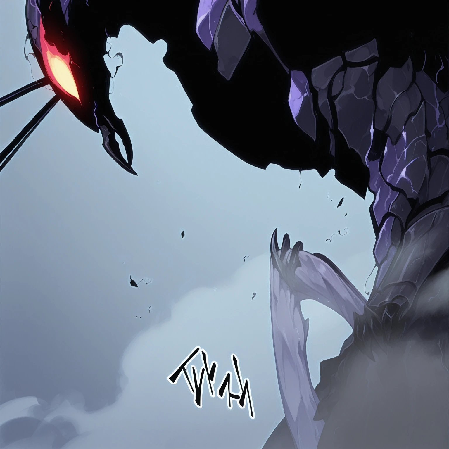 create an image of a hand with claws and blood coming out of a cave, make the cave darker and bigger , to smaller, more human hands coming out of the ground as if crawling out