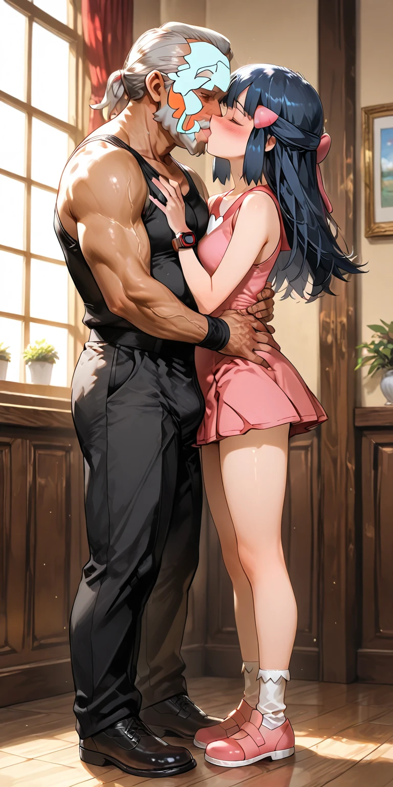 (1 young man), (1 asian Mom), (Duet), A mom seduces a young blackman，（strong and naked black man，short pantuscle body，bodybuilder），（a young mom with big breasts，narrow waist，bare shoulders，(long skirt dressed, floral print, naked）, European 40 year old milfs and th1 young black man r, best quality:1.4), (Ultra-high resolution:1.2), (8K, RAW photos:1.2), Laurena Lexis, (1 Mom, 1 son), Moms showing off their curves, bend down, Wearing sexy clothes and shorts, and their young son, Clear eyes, A mother and her young son, ((French Kiss))