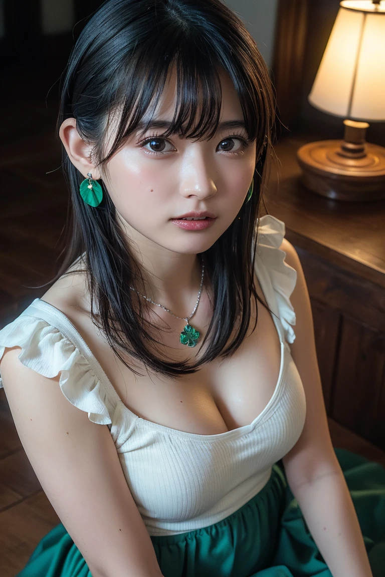 ((Realistic, 8k, Top Quality, Masterpiece: 1.3)), Best Quality, Illustration, Ultra-detailed, finely detail, high resolution, 8K Wallpaper, Perfect dynamic composition, (off-the-shoulder Loose long knitwear:1.3),((Big breasts)), Natural Color Lip, sweaty skin:1.4, (beautiful detailed face and eyes:1.4),Highly detailed face and skin texture, (Shiny white skin:1.1),Highly detailed lip texture, Raw Photo,  ((Very Delicate and Cute Japanese Girl:1.4)), (1 girl), Perfect Style, necklace, earrings, nsfw, (small face:1.3),((crowded train:1.8)),(emphasize cleavage,1.7),((Angle from above:2)),((focus on beautiful thighs:1.2)), ((sitting on seat:1.5)),((look away:2)),(overhead shot), ((Gazing at Something Off-Frame:2)),very detailed and professional lighting, ((Chest Hold)), close-up shot of face to legs, sexy long hair,20years old