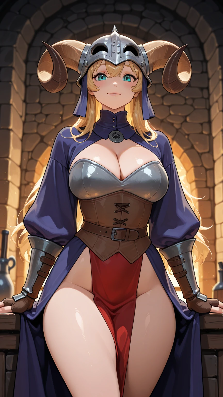 (masterpiece:1.4), (best quality:1.4),extremely detailed, intricate, hyper detailed, 1girl, fantasy, , (perfect_face), detailed_background, cowboy shot, pantyshot, ojou-sama pose, Alphonse Mucha <lora:seedsOfChaosStyle_v1:0.95>