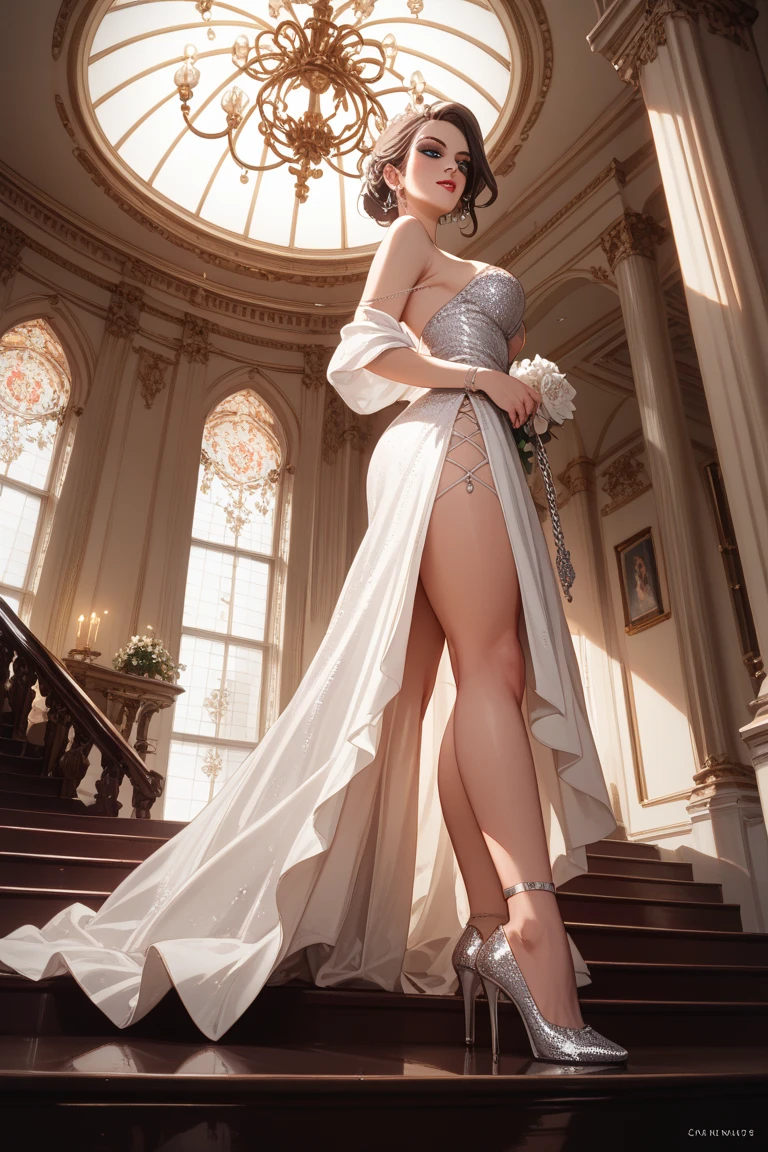 1girl,Erotic maid,lean,sexy,(medium to large breasts :1.2),(tall body),high height,(reference sheet,(character design)),black heels,(pet collar :1.3),nsfw,nude,
Best quality,masterpiece,ultra high res,<lora:GoodHands-beta2:1>,<lora:å©å¸ç¬äº«-å¨å¨çå¿«ä¹_夫åå¿«æ¥å:0.5>, excellent detail, stunning complimentary colors, glowing rich cinematic light, winning artistic composition, perfect calm dynamic dramatic whole, atmosphere, spectacular fine detailed intricate