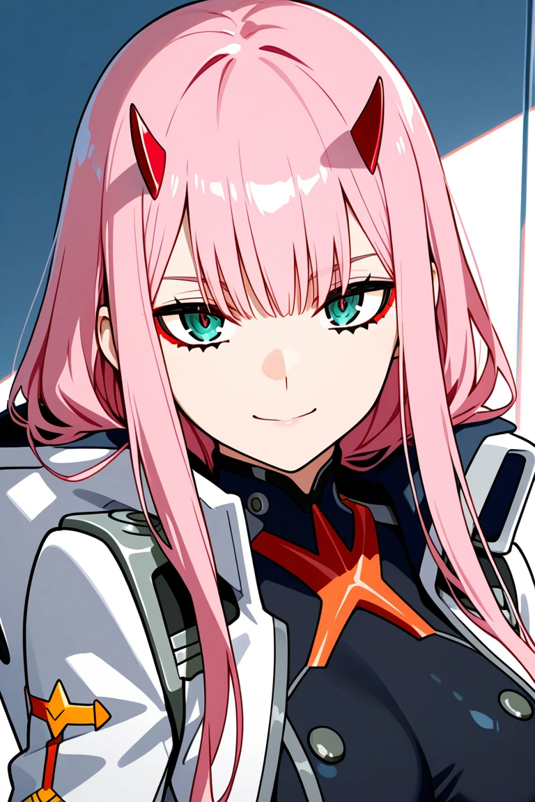 world cyberpunk, masterpiece, 8k, neon, 8k, Neon light, ((Zero Two)), Lora-Zero Two, darling in the franxx, 1 girl