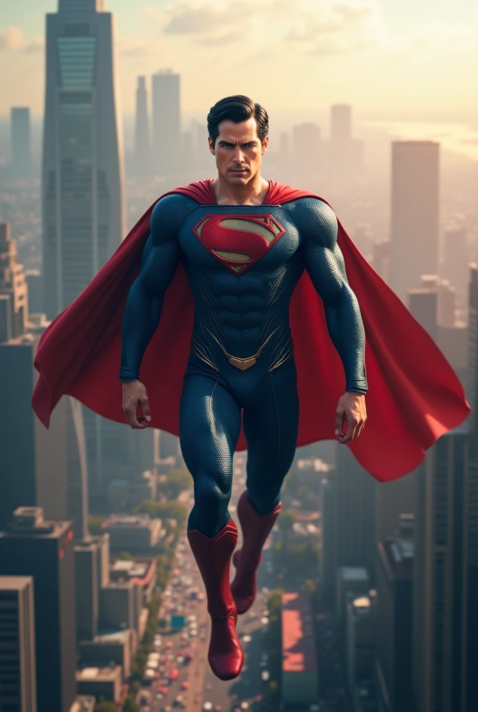 Tom Cruise, full body, with superman costume, ultra realistic, poster photo --auto --s2