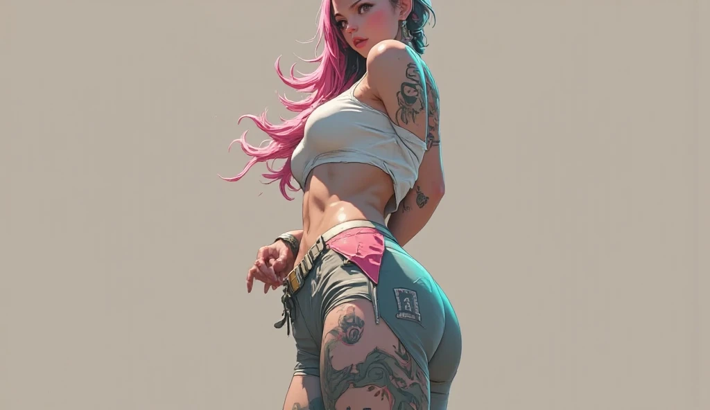 (1girl:1.2, body covered in words, words on body:1.1, tattoos of (words) on body:1.2), (masterpiece:1.4, best quality), medium breasts, unity 8k wallpaper, ultra detailed, (pastel colors:1.3), alluring pose, upper body, ass, beautiful and aesthetic, see-through (clothes), detailed, solo <lora:epi_noiseoffset2:1.3>