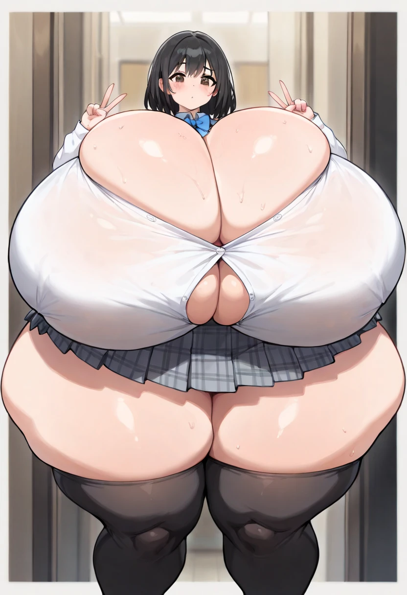 big breasts, big hips,full body shot, mature mother, Spanking the lower body, plump thighs, wide calves, seductive mature woman, perfect body, plus size model, The skirt is short,Mature woman wearing, echidna re:zero, by white, big butt 180cm, beautiful face, fine features, Red eyes, SMILE, devil, evil, psychopath, horns, back view, butt in sight, amazing butt, sinister aura, darkened face, SMILE maliciosa, dark aura, rear focus, giant butt, ass bigger than her legs, fat ass, fat giant hips, too giant ass, focus on the ass, Masterpiece, details
