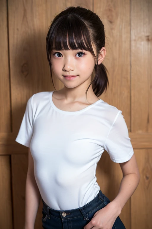 cowboy shot、summer、stage、White leotard、(upper body shot)

