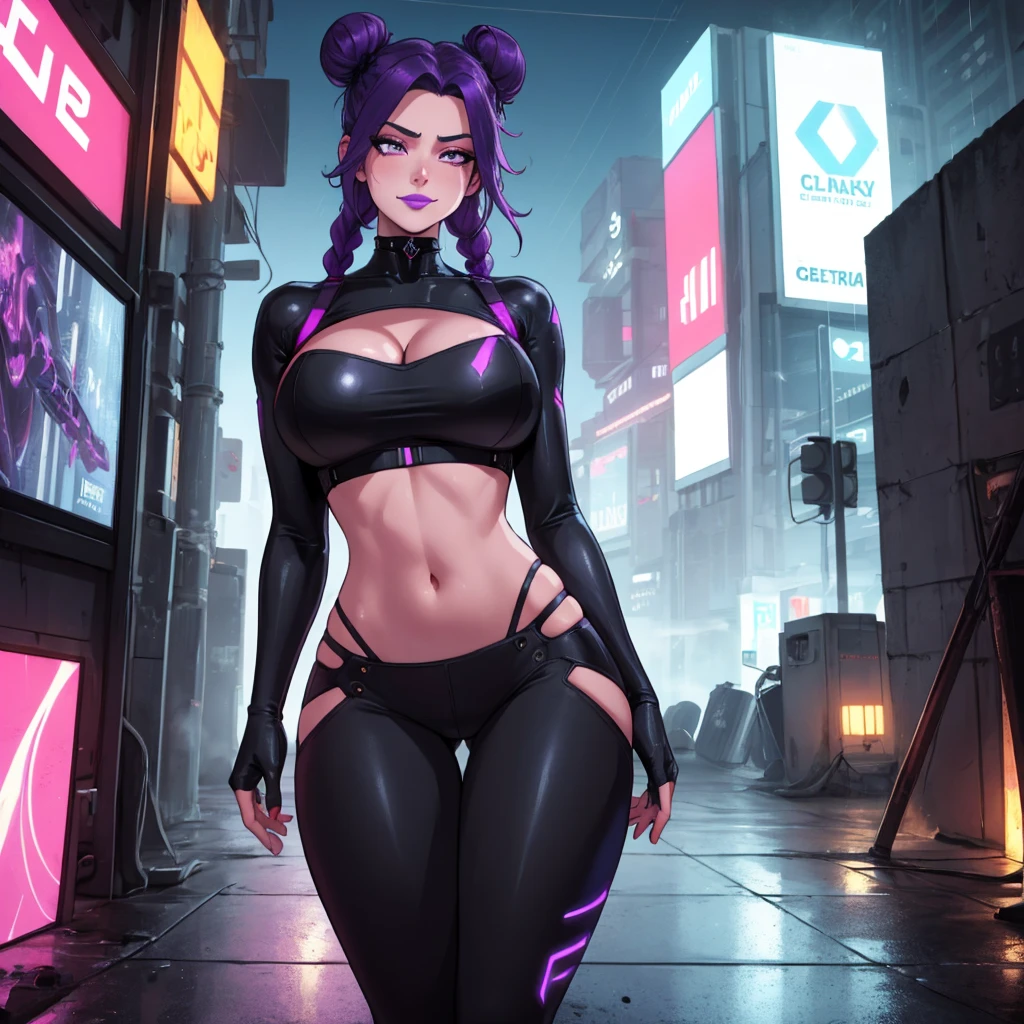 (((Cuerpo de mujer definido))), (((muslos gruesos))), Cybernetic body parts, (((ropa interior corta))), (((piel ultra detallada))), (((small waist)), (((abdomen definido))), (((cuerpo completo))), (((cuerpo con curvas))),
