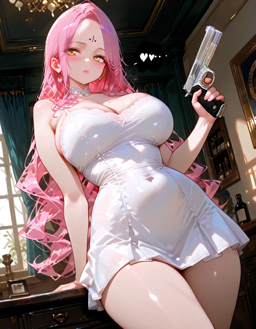 A beautiful woman in a nurse's suit holds a vibrator in her hand on the bed,Shaker in his mouth,Shaker in hand,Vibrator,Wear a translucent shirt,A vibrator is strapped to the leg,Love eyes,There is love in the eyes,adolable,Be red in the face,is shy,Pink tender,White,stocklings,slim,petite,Thin leg,long leges,Lori kneels,There is liquid on the tongue,drools,Risking love all around,Sex toys on the bed,The lower body is spraying water,There is white pulp on the underparts,There are sperm in the ,There is a white fluid outflow from the genitals,There is white pulp on the genitals,There is white pulp outflow from the ,There is white pulp on the underparts,Liquids in the private parts,There is white pulp flowing out of the private parts,tit,nedium breasts,boobgasm,Nipple spray lotion