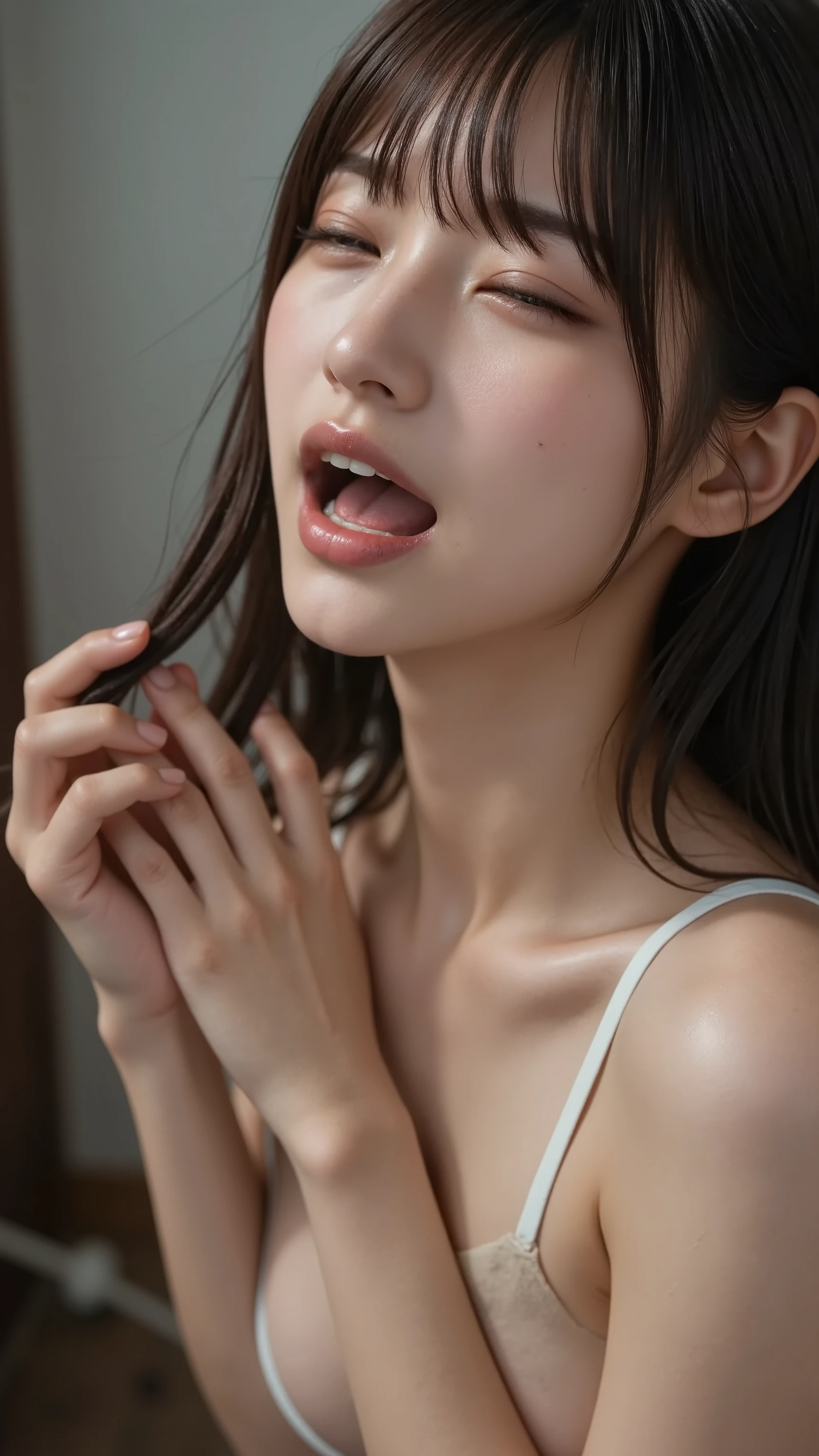 ((full nude:1.5))、beautiful nipples:1.7、