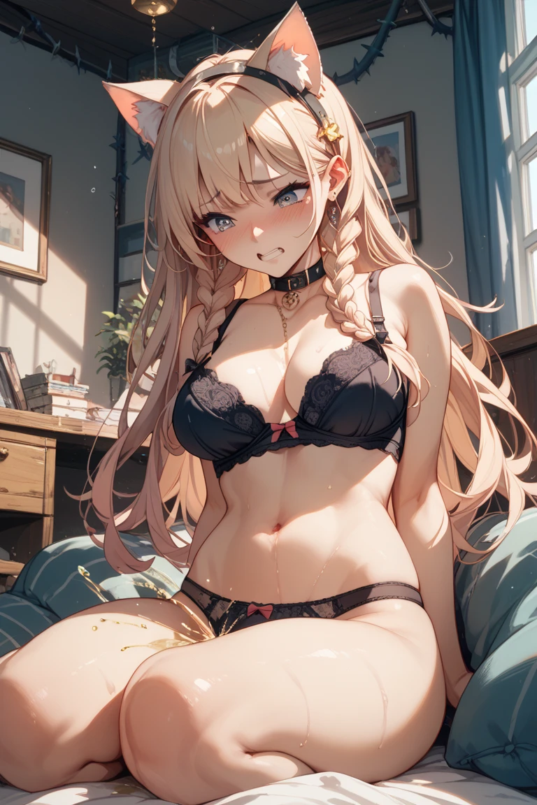 Normal location、teenager、high school girl、Custom Shop、黒Gal、Gal、Tight panties、Colorful manicure、Low - Angle、黒のsatin panties、blonde、 Panties in full view、Gal化粧、Spread your legs、Heavy makeup、mascara、Dark eyeshadow、Brown skin color、Beautiful woman、Very thick thighs、Unbuttoned shirt、loose socks、Scrunchie、Acme Face、Best image quality、High resolution、masterpiece、super high quality、Spread your legs、Thick pubic hair、Screaming orgasm face、satin panties、Satin Bra、Very big ass、Very large breasts 、blush、4k quality、blush、Cry of ecstasy、Sweaty all over、Heavy breathing、Cowboy Shot、Cowboy Shot、{Highest quality}, {so beautiful}, {Very detailed}, {Best illustrations}, Browsing Caution,