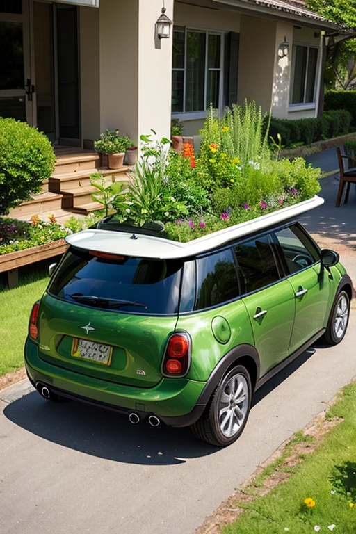 “Garden on Wheels”

A car that runs on solar energy and grows a mini garden on its roof and trunk—spreading greenery and food as it travels.

Symbolizes mobility, sustainability, and healing.