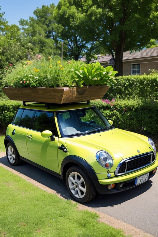 “Garden on Wheels”

A car that runs on solar energy and grows a mini garden on its roof and trunk—spreading greenery and food as it travels.

Symbolizes mobility, sustainability, and healing.