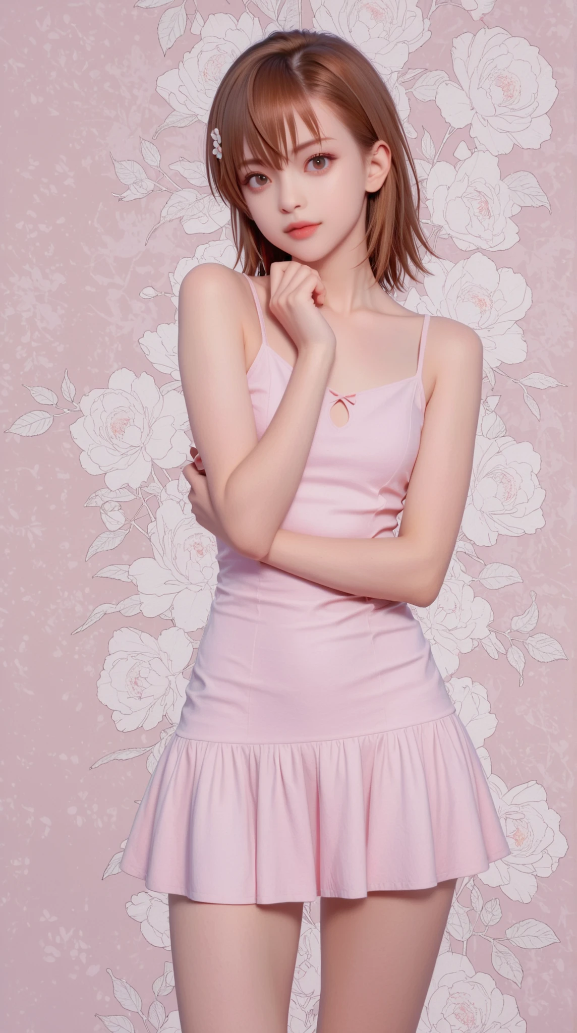 masterpiece, top quality, super high resolution, visibleなフォトグラフィー, visibleな肌, misaka mikoto, One person, Natural Skin, visible, 8k, super high resolution, very high res, stylish, aesthetic, gorgeous, An attractive person, Cute expression, Perfect Pose, Graceful Posture, nice background, High-quality texture, Delicate shading, HDR, UHD, Extremely Detailed Description, Vivid Colors, Japanese,