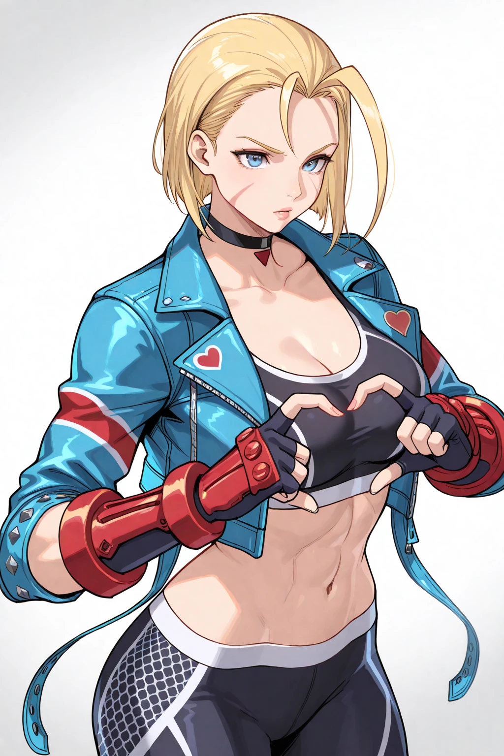(Ivy 32 y.o female, short silver hair, big breasts, fit toned body, curvacious figure, sports bra 1.2, spandex shorts 1.3,), (Nina 40 y.o female, short blonde ponytail, big breasts, big biceps, muscular body, athletic thighs, black bra 1.3, leather shorts 1.2) yoga poses, white wall background