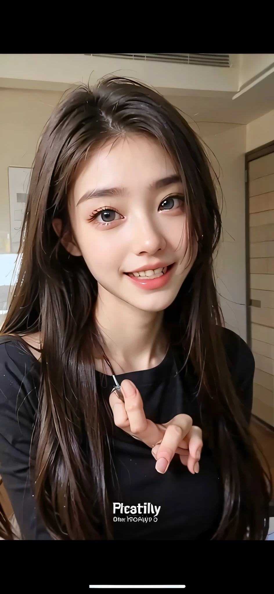 Highest quality, masterpiece, Ultra-high resolution,8k, (Realistic:1.6), ((Smiling widely with his mouth wide open and showing his teeth:1.6)),(Close-up portrait:1.4) RAW Photos,((Omotesando Station))、 ((Off-the-shoulder baseball shirt,Pleated mini skirt)),((Soft looking breasts,Nipples seem to be visible)),((Full body photo)),1 person,A slim 26-year-old adult woman,((Ponytail and cap)),((NEWERA Cap)),((Looking up at the audience)),Face Focus:1.4,((Photographed from above with a fisheye lens:1.4)),