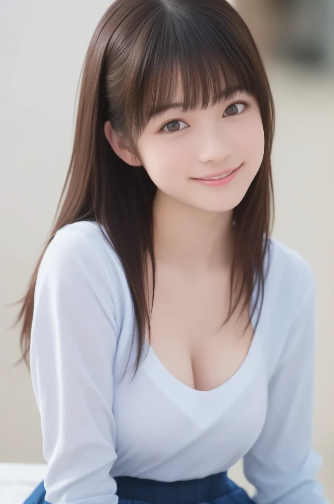 Unbelievably beautiful woman, (Have vaginal sex, insert it in your pussy:1.2), 15 years old, Neat face, a baby face, Happy face, Apron dress on bare skin, pony tail hair, (Best Quality, 8K, masutepiece :1.3), Lovely smile, emotional, (gleaming skin, Shiny hair:1.4), Indoors, masutepiece, Best Quality, (Ultra-detailed),grass field、Looking at it from above at an angle