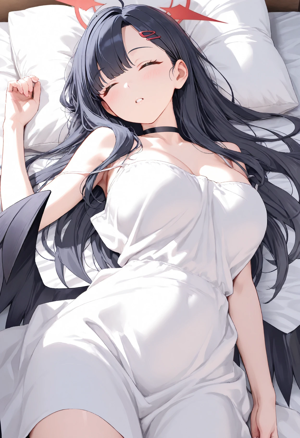 Amazing Chitanda, There is only one beautiful girl,Purple Eyes, Black Hair, Naturally straight hair, Straight bangs,Extremely refined,open your lips,Face is so red,The skin is very white,big eyes,Long flowing hair,beautiful girl, Like a dream,Slim,Soft, (Sensual), (Kawaii), Dream quality,night,moonlight,Starlight,At construction sites,Completely naked,No clothes,Exposing breasts,No pants,Delicate clavicle,Delicate hands and feet,Bare neck,Bare thighs,Exposing the groin,Camel toe,Bare legs,barefoot,extremely shy,Ultra-high resolution, (masterpiece:1.2, best quality), (Delicate and beautiful eyes: 1.2), (Beautiful and delicate face)