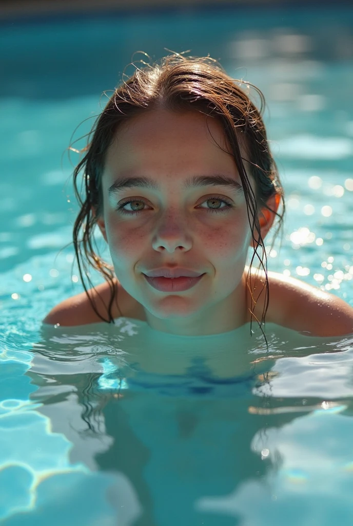 Girl in the pool