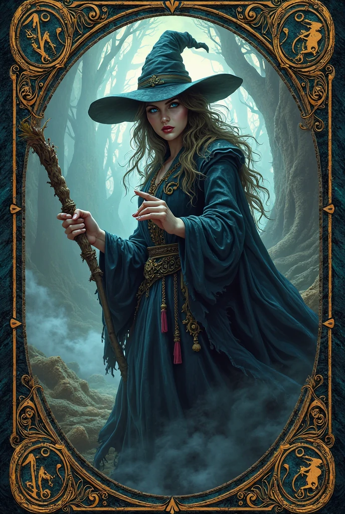 A Bog Witch. Anna Popplewell and Alison Brie. Official Art, Award Winning Digital Painting, Digital Illustration, Extreme Detail, 4k, Ultra Hd, Rococo, Polished, Intricate, Realistic Fantasy Art, Sharp Focus, Concept Art, Art By Wlop, Artgerm, (2d Vector Illustration)