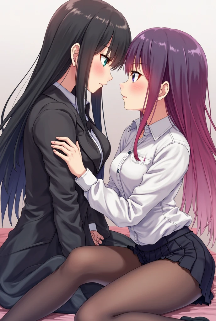 ((1girl)and(1little boy)),hetero, ((((bb(fate/grand order/)))),(purple hair), white leotard, (black pleated skirt), black coat, red hair side ribbon, red neck ribbon, (((black thight high sock))), bombshell, (ahegao),(trembling), erectile nipples, (cum:1.4),cum in pussy,(cum on clothes:1.4), cum on breasts,cum on body,cum facial, bukkake,cum in mouth,cum on hair,(excessive cum), (1little boy, short stature:1.4),small penis, dark-skinned ,interracial, ((vaginal,sex)),(upright straddle,couple,face-to-face), clothed sex, intercourse with boy, ((wrestling ring)), (masterpiece,best quality:1.3),(ultra-detailed,high resolution:1.2),(illustration),((an extremely delicate and beautiful)),(detailed background),