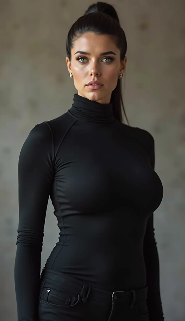 A stunning intricate full color portrait of (sks woman:1), wearing a black turtleneck, epic character composition, sharp focus, natural lighting, f2, 35mm, film grain,
 Smirk, machine face, fine details, realistic shaded, intricate, elegant,
<lora:locon_perfecteyes_v1_from_v1_64_32:0.2> perfecteyes,
(metart), best quality, ultra high res, 8K, raw,
(highly detailed skin:1.2),, <lora:locon_mariaandrejczyk_v1_from_v1_64_32:0.7> <lora:lora-small-maria-andrejczyk-v1:0.65>