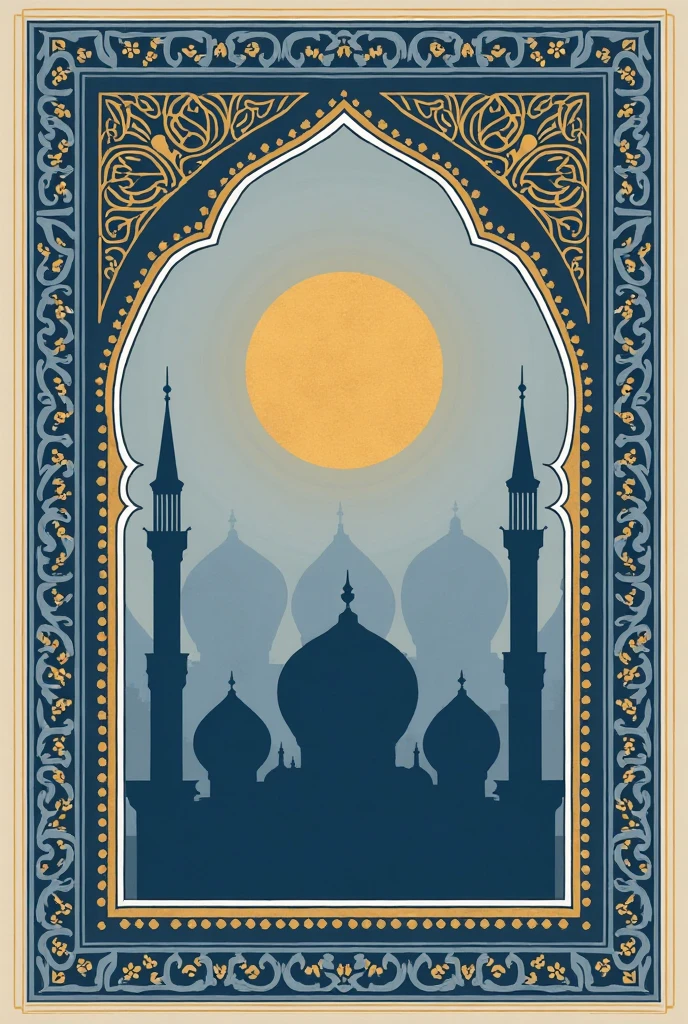 Islamic background texture
Image centre with Mecca & madina  
