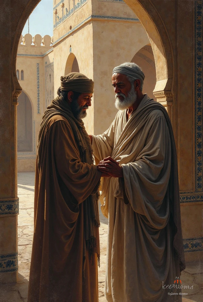 Mohammed Rasul A picture of Rasul Mohammed sympathizing with another person - SeaArt AI