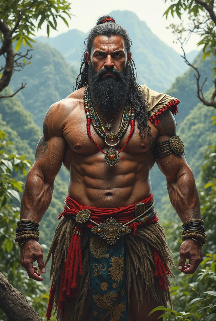 Bronze skin man