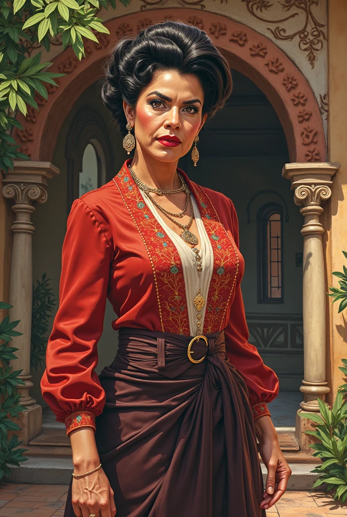 analog style, Mennatullah Jamilah, (big muscle:1.0), (big breast:1.0), (((big beautiful woman))), 60 years old, ((1900s)), wearing a coat steampunk, (((very short hair))), expertly illuminated, professional photography, (realistic:1.5),photorealistic, octane render,(hyperrealistic:1.2),