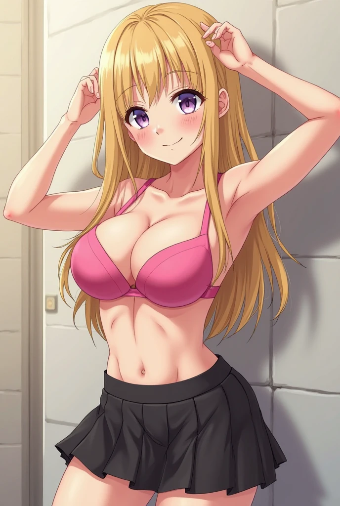 Tanktop, panties, cleavage, cowboy shot