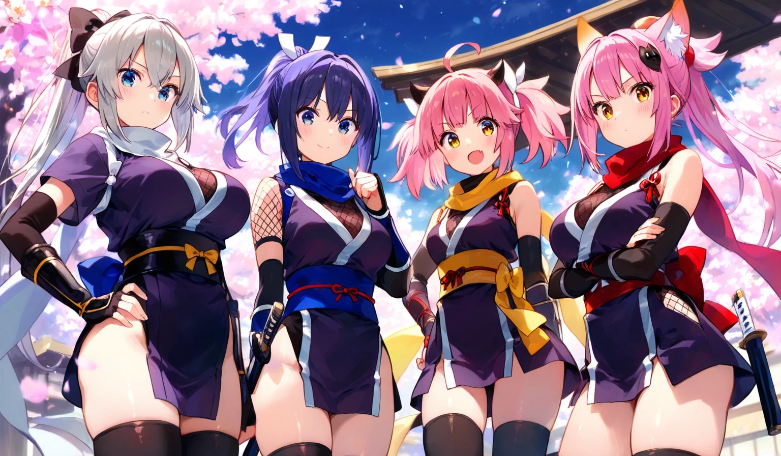 Erase your fingers and assimilate them so that they do not feel uncomfortable,corrected,Rabbit ears on pink hair