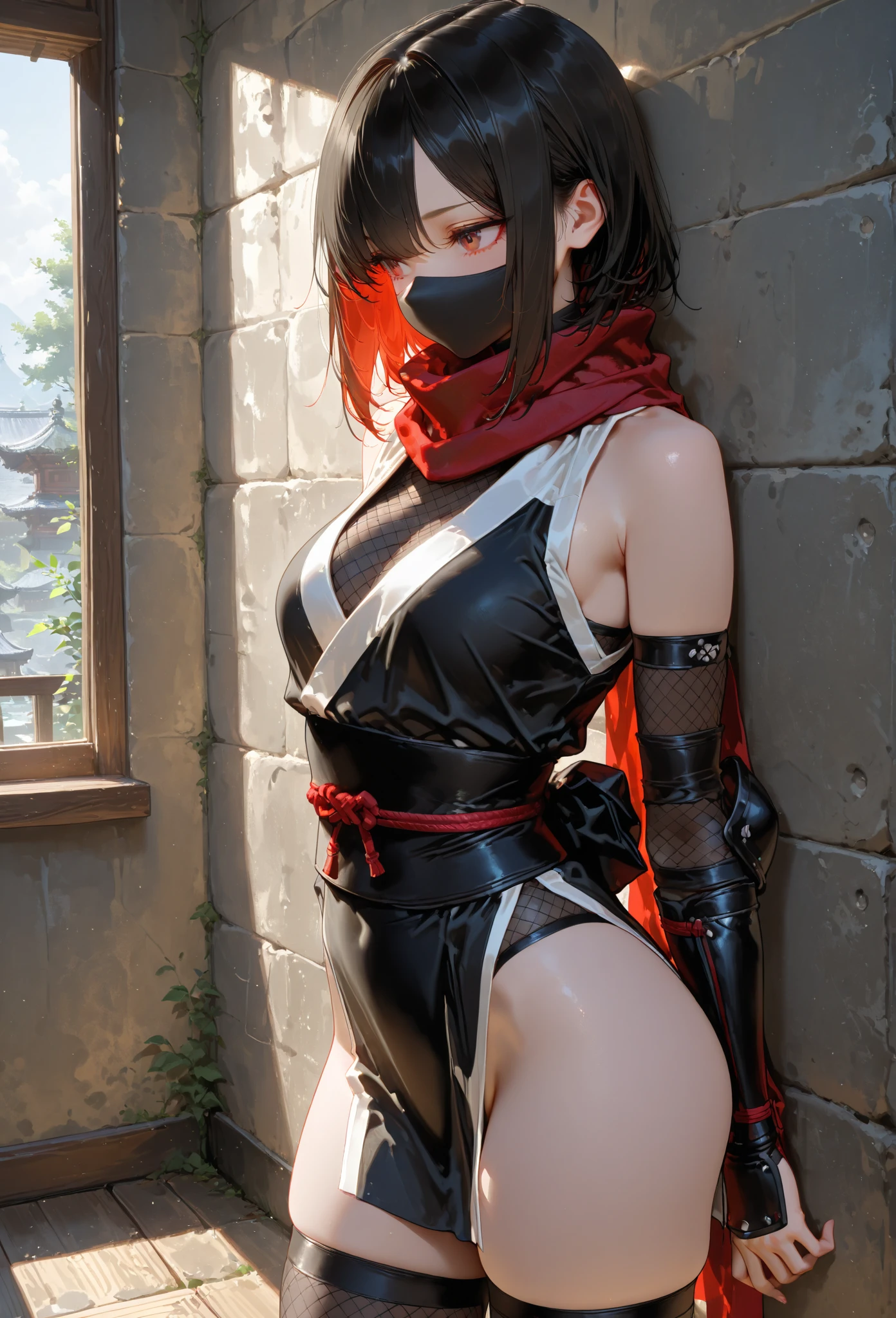 (Sarada 8 years old sfwn), sexly, Decode ripped flat beautiful breasts, short black hair , eyes black, and with red glasses , peach skin , is 8 years old ,wears a shinobi outfit , It's in the Shinobi Academy cafeteria.,(work of art, high resolution),frightened facial expression ,weep,body soaking wet,hair wet,Dog Collar, slave , capturing the dark allure of forbidden desires,trapped by twisted tendrils, Pliers are on a chain, underdog, dark prison, the area near the body is wet,scared expression , Extreme decode, flat chest pointed pink nipples, big-ass, flat belly, sobbing,whole body