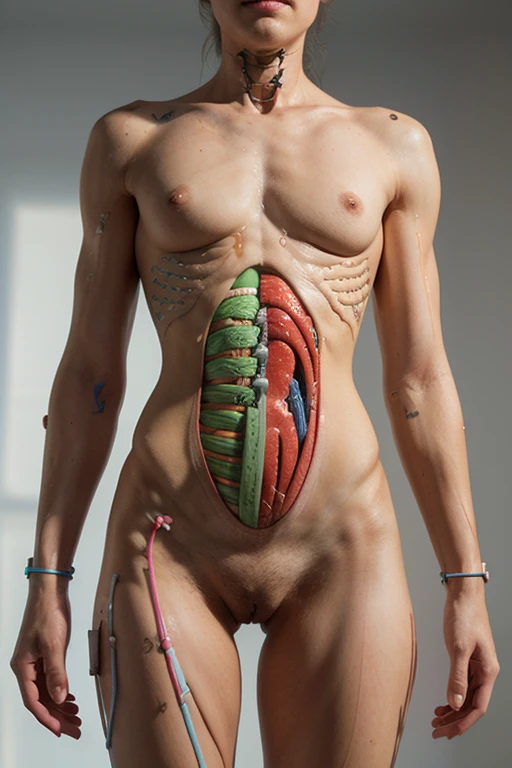 Painful penetration, perfect anatomy.high image quality, 8k