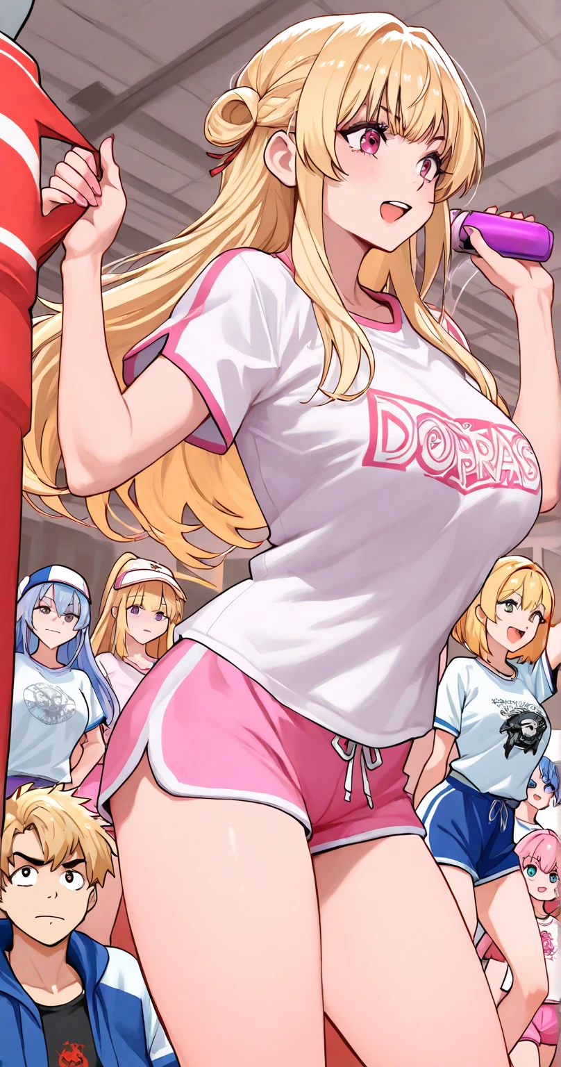 a beautiful elf woman, 18 years old with light blonde hair in a ponytail, beautiful blue eyes, small gold necklace, short denim shorts, white tank top, medium size breasts, big ass, wearing a (diaper), (Bulky Diaper), ((tentacles)), (BDSM), (tentacle sex), beautiful moonlighting, enchanted forest, mystical, magic fog, naughty smile, fantasy, orgasmic, eyes rolled back, ahego, (tentacles going down her diaper), (tentacles going up her diaper), (tentacles in her diaper)