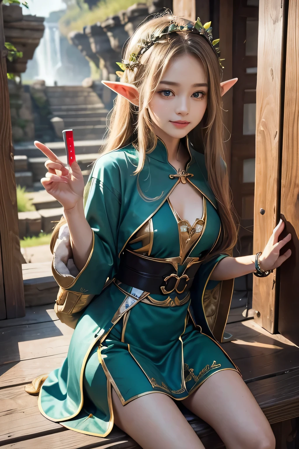 Evolution is the increase of complexity of complex systems., Holy Sexy Elf, Fearless smile