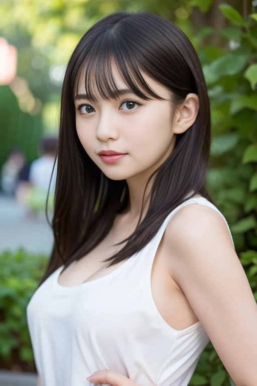 1girl,wearing a shirt,in coniferous forest,(RAW photo, best quality), (realistic, photo-realistic:1.4), masterpiece, an extremely delicate and beautiful, extremely detailed, 2k wallpaper, Amazing, finely detail, extremely detailed CG unity 8k wallpaper, ultra-detailed, highres, soft light, beautiful detailed girl, extremely detailed eyes and face,beautiful detailed nose,beautiful detailed eyes,morning lighting,perfect anatomy 