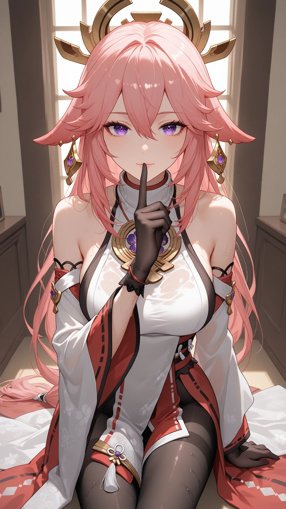 , 2girls , 1boy, , , penis between the breasts, breasts squeeze together, comedy, secret, , , pubic hair , , naked, , dark shading, , night , yae miko, animal ears, floppy ears, fox ears, hair between eyes, long hair, pink hair, (purple eyes:1.1), pink hair,
bare shoulders, detached sleeves, earrings, hair ornament, high heels, japanese clothes, long sleeves, sideboob, armpit , cleavage, long penis