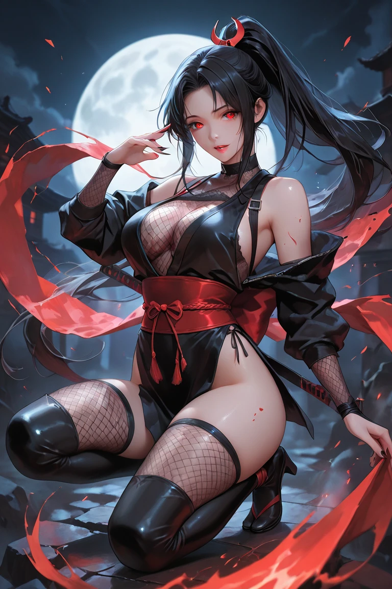 UHD,textured skin, high details, anatomically correct,SOLO,(1 Female,short hair,perfect body,huge oppai),(Wearing A see-though Nun's robe:1.9)(loose type),(Wearing black long silk stocking:1.7),(Spreading legs:1.9)(Legs lift),(Lying on the Lux bed:1.7),(The royal classic room:1.7),(hands behind her head:1.9),(sweating skin:1.7),(full blush:1.4)