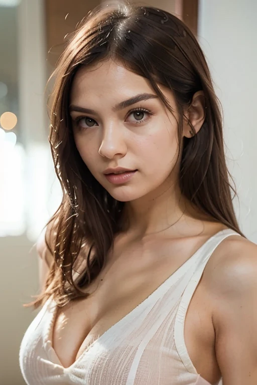 (in 8k, Photo brute, best quality, masterpiece:1.2), fille , 20 ans, visage, a beauty, Korean Asian, caramel layered hair color, Longhaire, (wavy hair), aspect jeune, visage fin, très jolie visage, very sexy, visage de mannequin, Very attractive, refined face, sexual, regarder le spectateur, blazers, aspect professionnel, (La plus haute qualité, 16K, masterpiece: 1.3), Biologically correct human, reference, detailed faces, Detailed lips, detailed eyes, yeux scintillants, realistic students, Pupilles claires, Outside, emplacement, elegance, light on the face, lumière d'ambiance, backlight, summer, cinematic aspect, profondeurs de champ profondes, blurred background