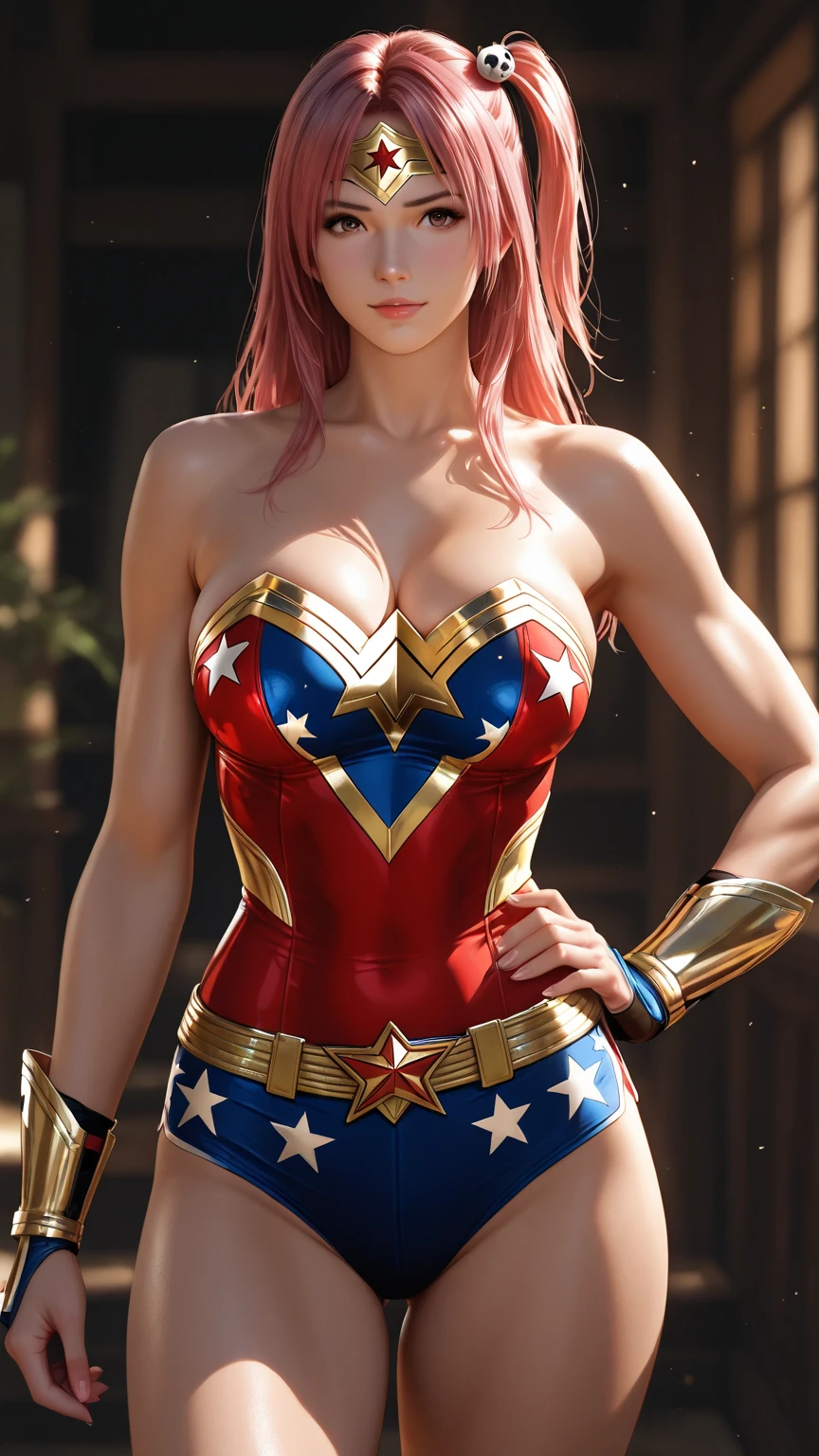 Arte Oficial, Unity 8k papel de parede, ultra detalhado, Beautiful and Aesthetic, Beautiful, master part, best quality, (BBW MILF), (18 years old) , (Zemaranhar, mandala, emaranhado, emaranhar), 1girl, (Supergirl), rabo de cavalo loiro, olhos azuis, pequeno, capa vermelha, saia vermelha, Botas vermelhas, tampo azul, seios grandes, Clavicle exposed, exposed neck, cintura exposta, Voando acima da paisagem urbana, gota de suor, Desviando o olhar, Cyberpunk, adicionar_detalhe, Supergirl, tempestade, epic scene,Detalhes complexos, hiper sexualizada, Hiper provocativo, , Sorriso, hiper lolita, mamilos eretos, Cameltoe completo, Hiperresolución, sardas cheias, thick, juicy lips, Olhos grandes, roupas mal reveladoras, mamilo exposto, expor pelos pubianos