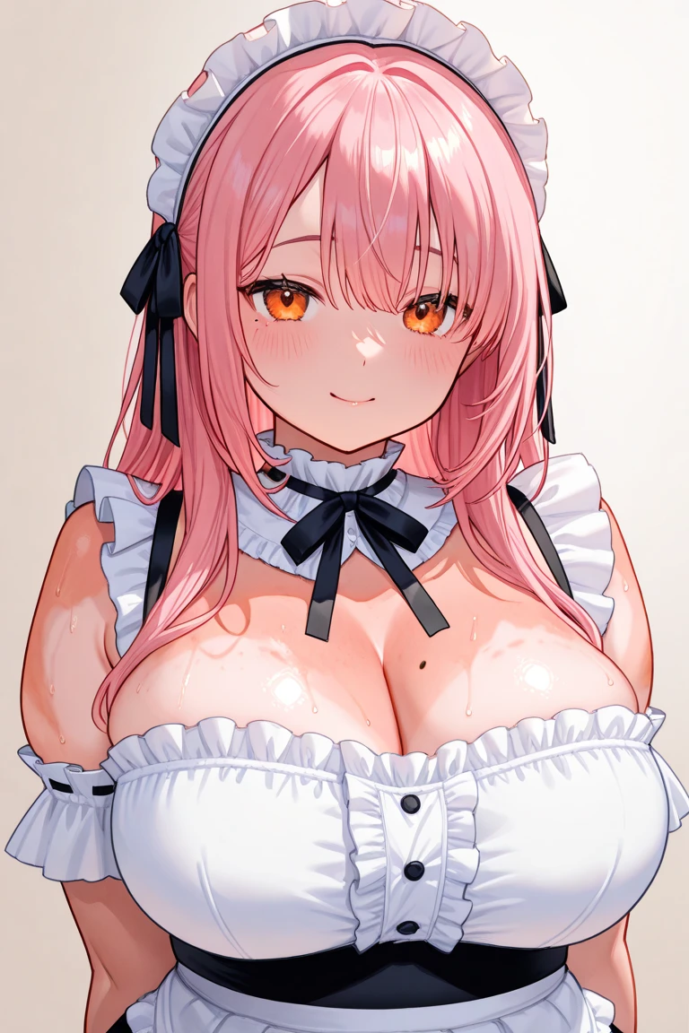 Browsing Caution:1.1,masterpiece:1.3,Detailed and beautiful depiction 1.3,Official Art,Beautiful adult woman ,Megurine Luka,Pink long hair,blue eyes,Beautiful breasts,Feels good and makes my face red,Be happy,Inserted and reached climax,Maid clothes,Cowgirl insertion sex,Short penis in vagina,Shaking breasts,Massage the breasts,Drooling,Cum in vagina,Climax facing upwards,Pink nipples,sit,Bedroom