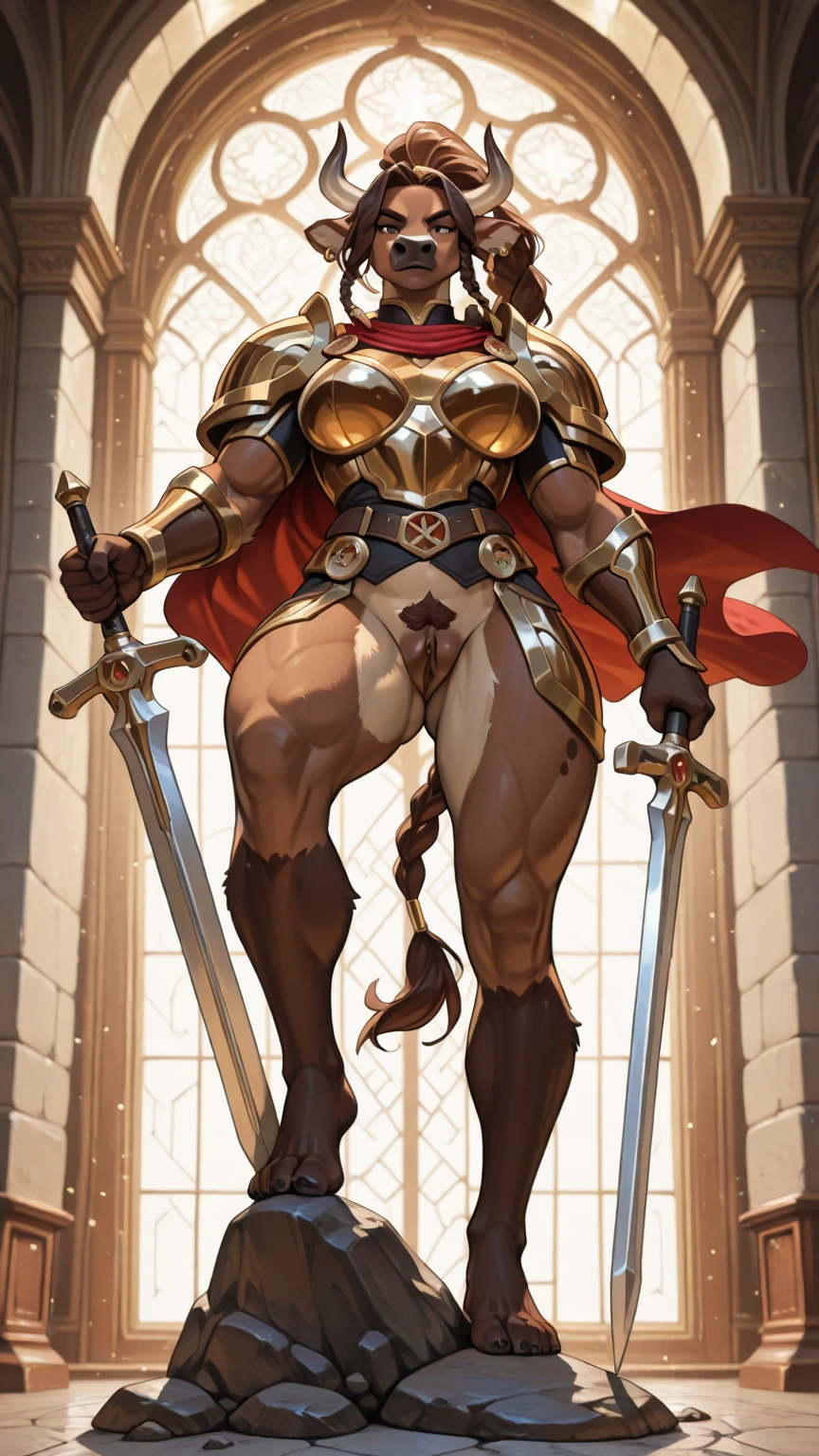 Lancer Artoria body (Alexis Texas Face), elegant adult female, blonde, green eyes (yellow eyelashes) crown, turtleneck, full body sitting on a bench, showing ass to me, RED breastplate, RED skin (1SologirlRED skin:1.2), looking at viewer, shiny, armor, thigh highs, high boots, pauldrons shoulder armor, faulds, poleyn, RED gloves gauntlets, rerebrace, RED military armored boots, yordle muscular lean platinum blonde long twin tails hairstyle at the bedroom lustful smirking smile face red blushed, blush, strong abs, female body builder, tiara, twin drills hair, (masterpiece, best quality, ultra detailed, best shadow)