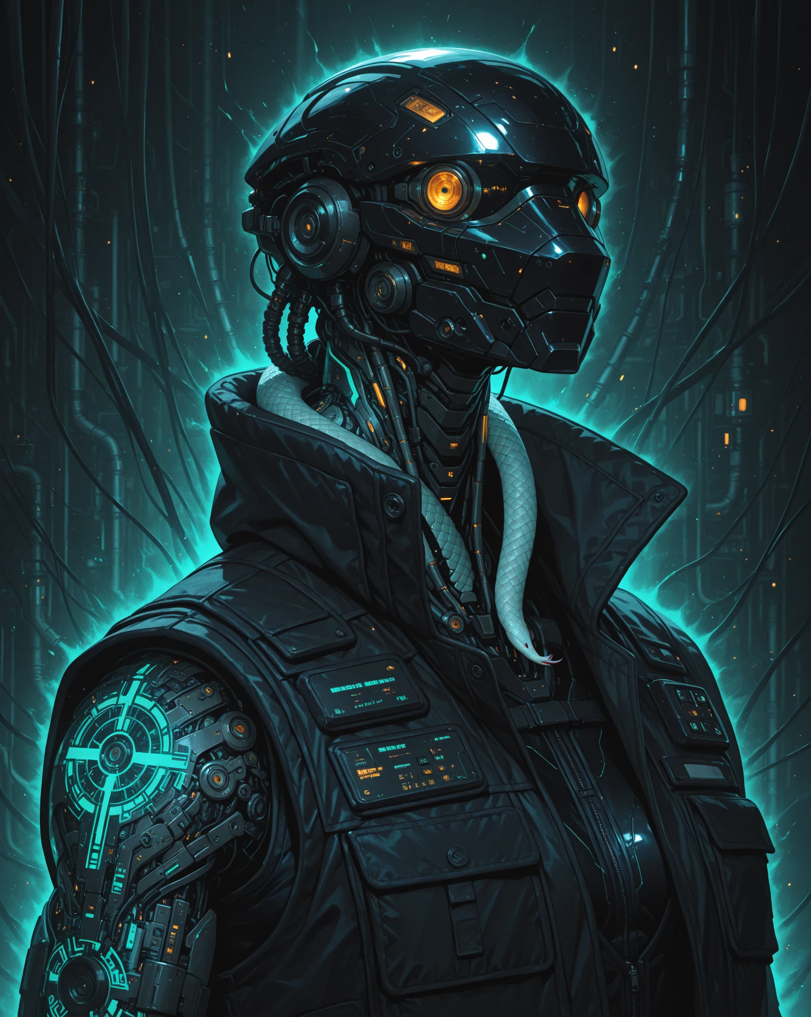 Dark_Fantasy,Cyberpunk,(chain saw,chain saw man,Red:1.1),1man,Mechanical marvel,Robotic presence,Cybernetic guardian, wearing a worn-out mech suit, intricate, (steel metal [rusty]), elegant, clear focus, shot by greg rutkowski, soft lighting, vibrant colors, masterpiece, ((street)), cowboy shot, dynamic pose,