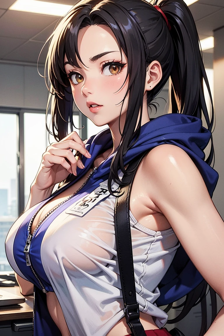 (（（Perfect body,（（（ruanmei fashion , winter ruanmei fashion，dress，Sweatshirt Jacket）））,（（（Black long hair））），((masterpiece)),high resolution, ((Best quality at best)),masterpiece,quality,Best quality,（（（ Exquisite facial features,Looking at the audience,There is light in the eyes,Smile））），From the back）））,（（（Light and shadow,Big breasts，）））,（（（Looking at the camera,White background,)））)