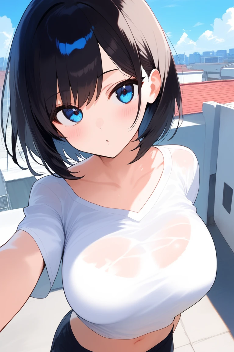 toruasakura, toru asakura, blue hair, earrings, gradient hair, multicolored hair, parted bangs, purple hair,
BREAK bikini,
BREAK looking at viewer,
BREAK outdoors, bed,
BREAK (masterpiece:1.2), best quality, high resolution, unity 8k wallpaper, (illustration:0.8), (beautiful detailed eyes:1.6), extremely detailed face, perfect lighting, extremely detailed CG, (perfect hands, perfect anatomy),Nipples are visible、Completely naked